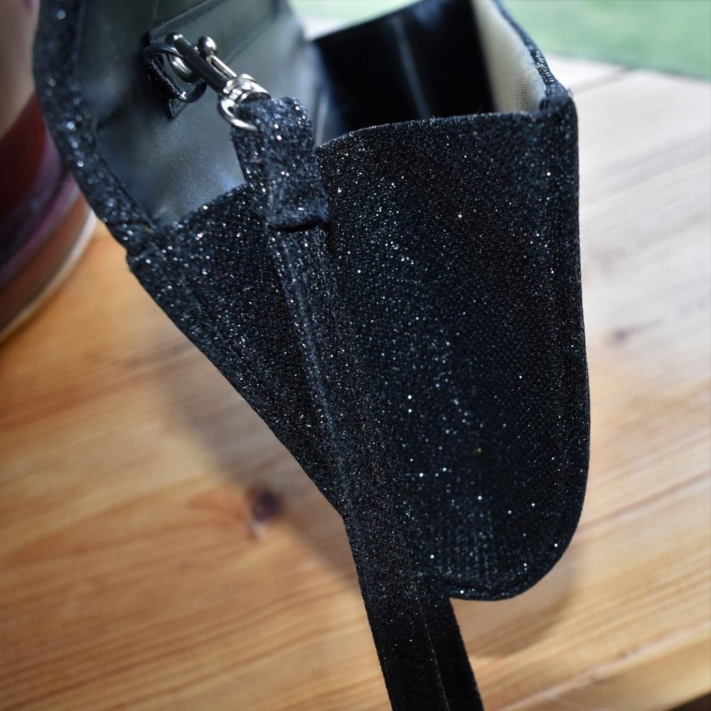 Vintage Gunne Sax Black Convertible Clutch - Picture 6 of 10